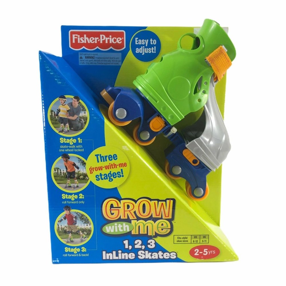 Fisher Price Grow With Me 1 2 3 Inline Skates